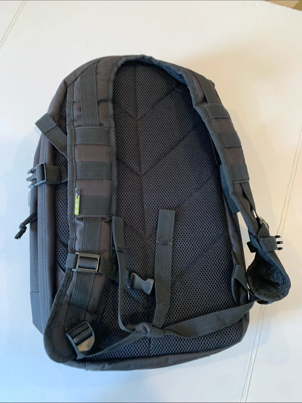 S.O.C. Black Tactical Everyday Backpack Bugout Bag with Padded Laptop Sleeve